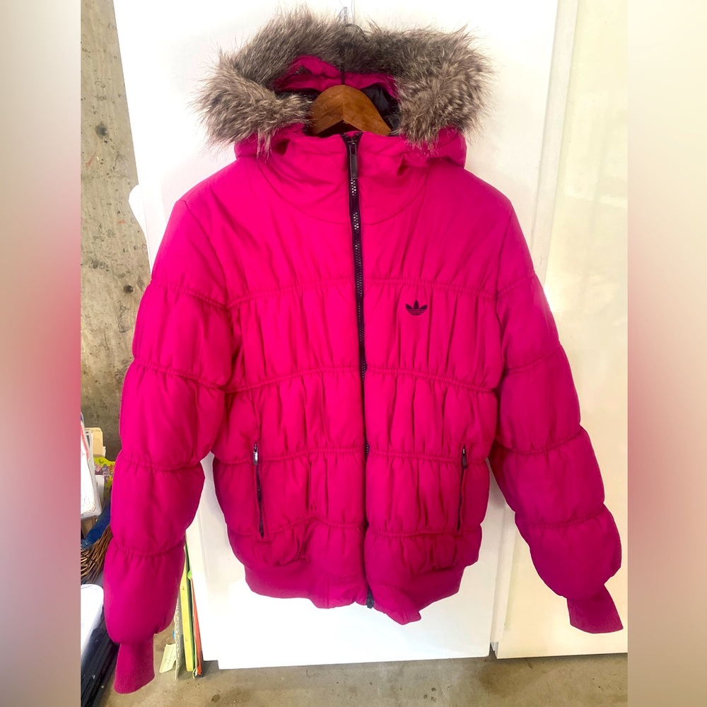 Adidas Puffer -bright pink!